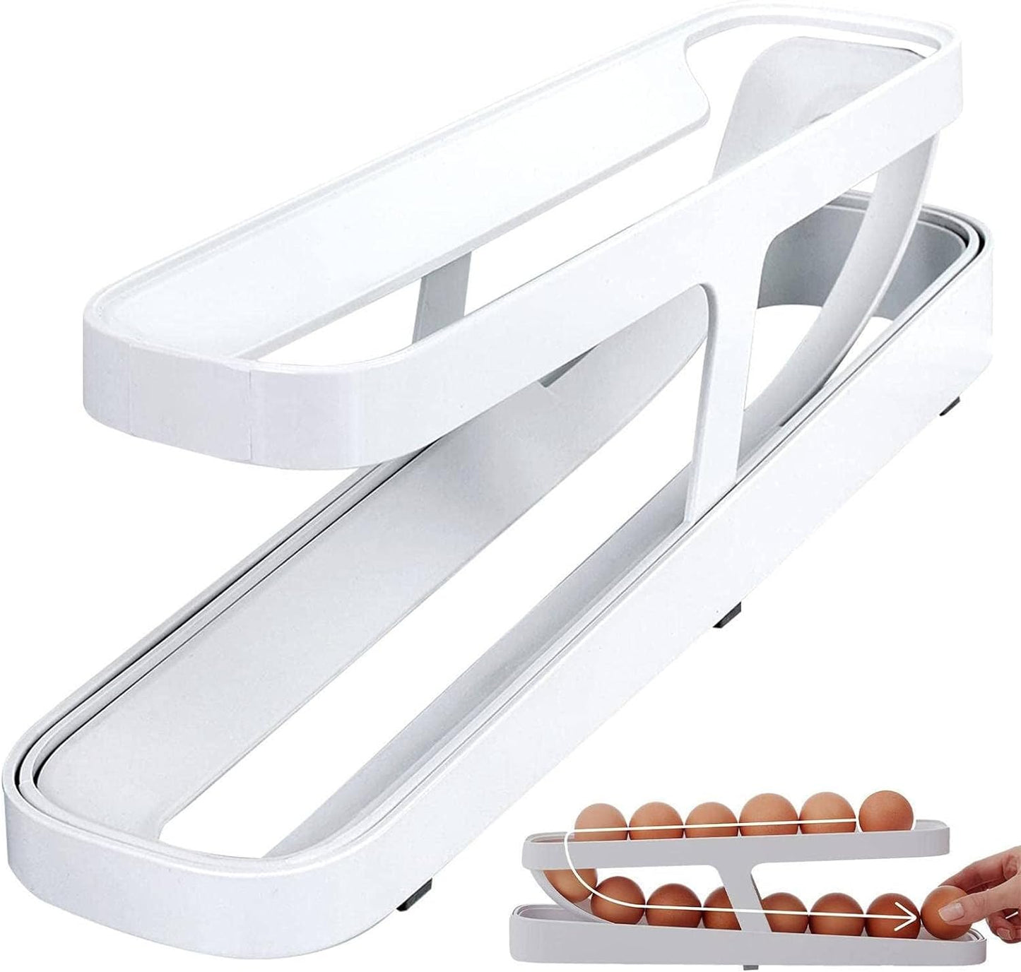 Double Rolling Egg Rack