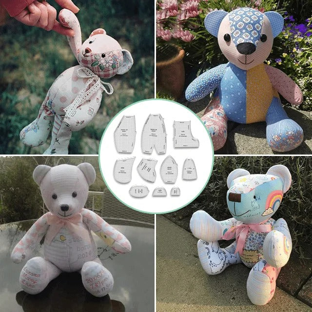Memory Bear Template Ruler Set