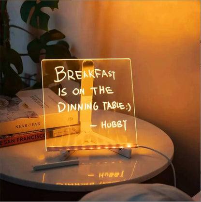 Creative Message Led Note Lamp