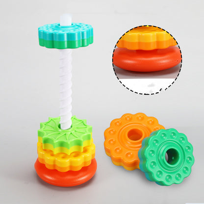 Stacking Rainbow Gears Toy