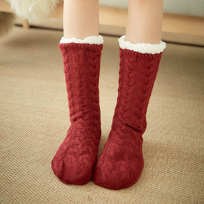 Winter Fuzzy Mid-tube Socks