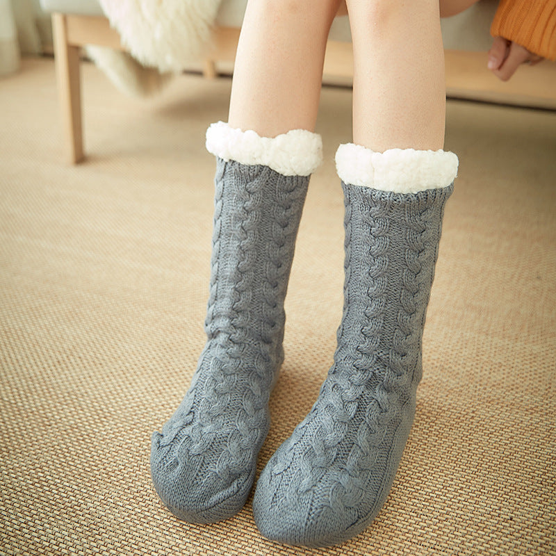 Winter Fuzzy Mid-tube Socks