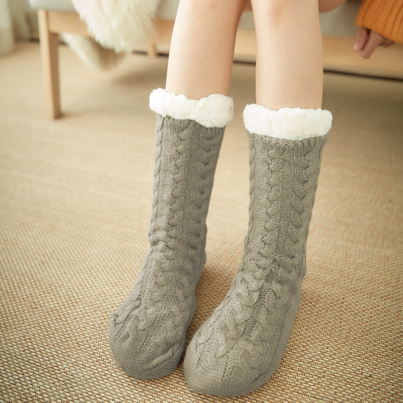 Winter Fuzzy Mid-tube Socks