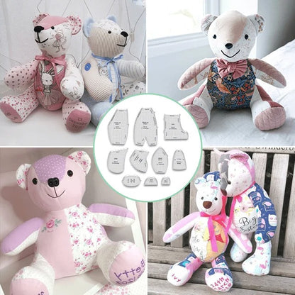 Memory Bear Template Ruler Set
