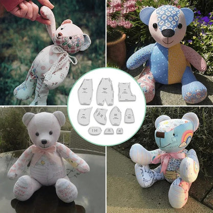 Memory Bear Template Ruler Set