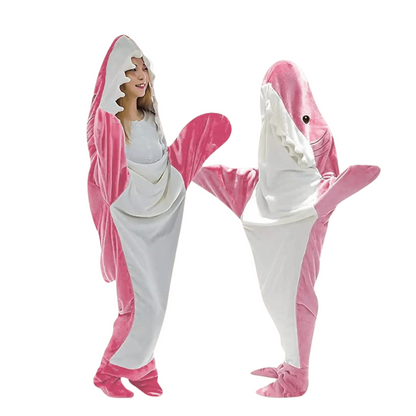 Super Soft Hooded Sleeping Shark Blanket