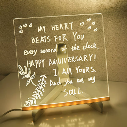 Creative Message Led Note Lamp